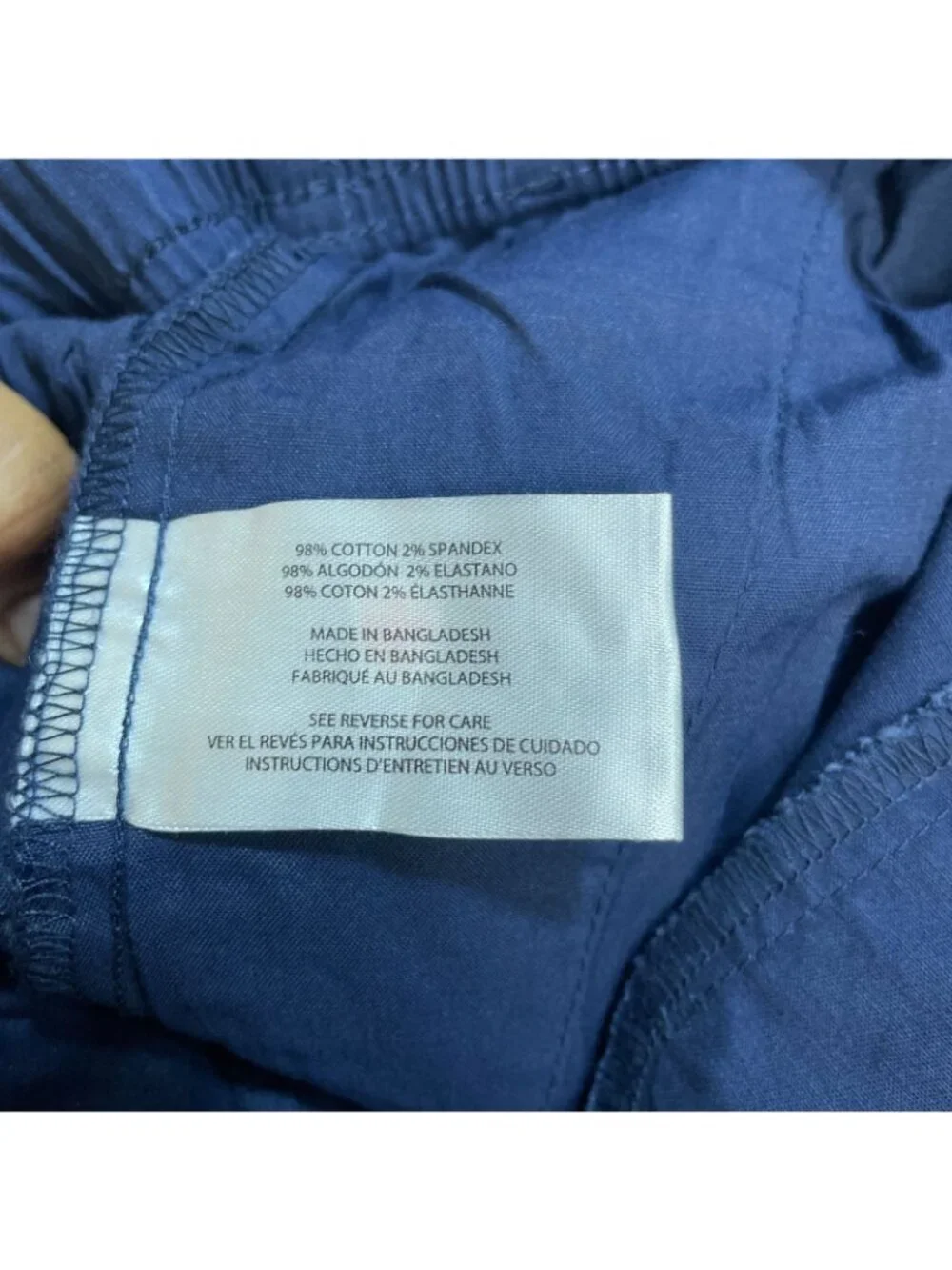NWT Banana Republic Men's S Pull-On Chino Shorts Blue Elastic Waist